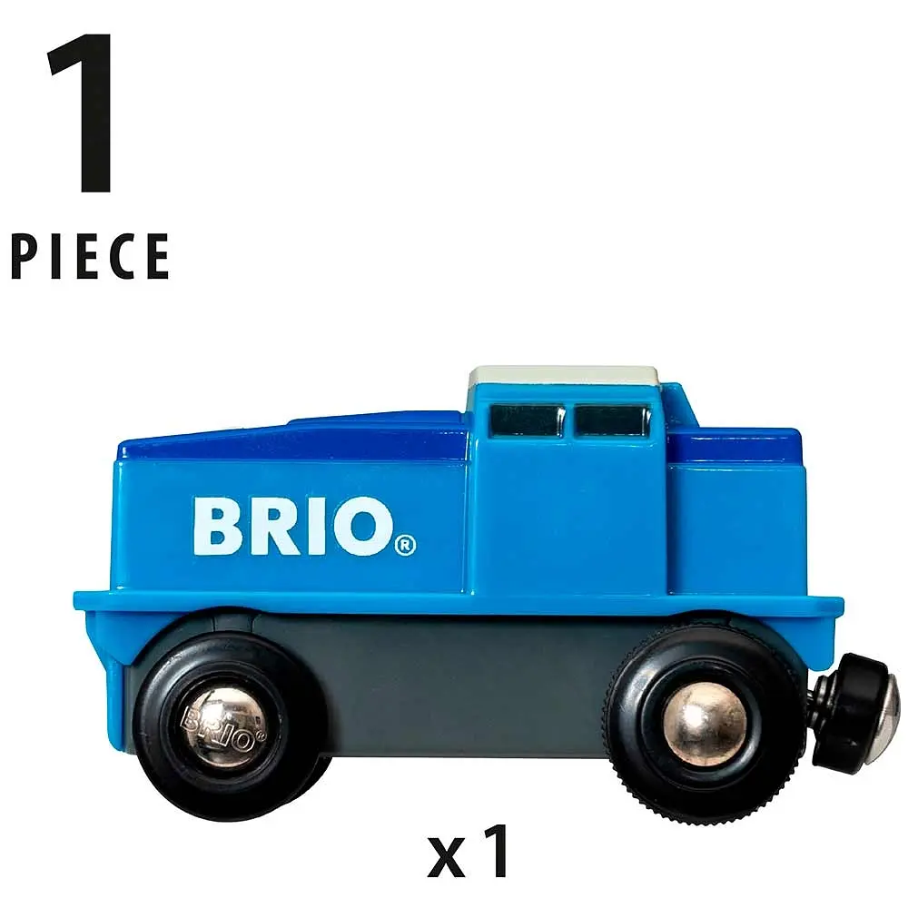 Вантажний локомотив для залізниці Brio на батарейках (33130) - фото 3