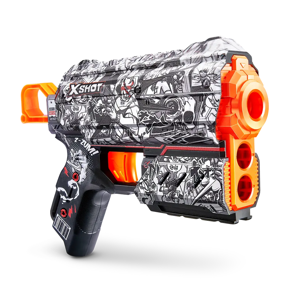 Швидкострільний бластер Zuru X-Shot Skins Flux Illustrate, 8 патронів (36516D) - фото 2