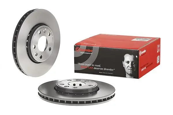 Диск гальмівний вентильований Renault Megane III, Latitude, Fluence 07-25р Brembo (09.B353.11) - фото 2