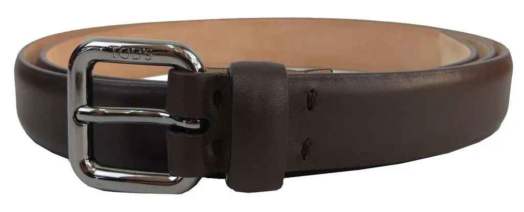Ремінь жіночий Tod's 85-106 см 2.5 см шкіра Коричневий - фото 2