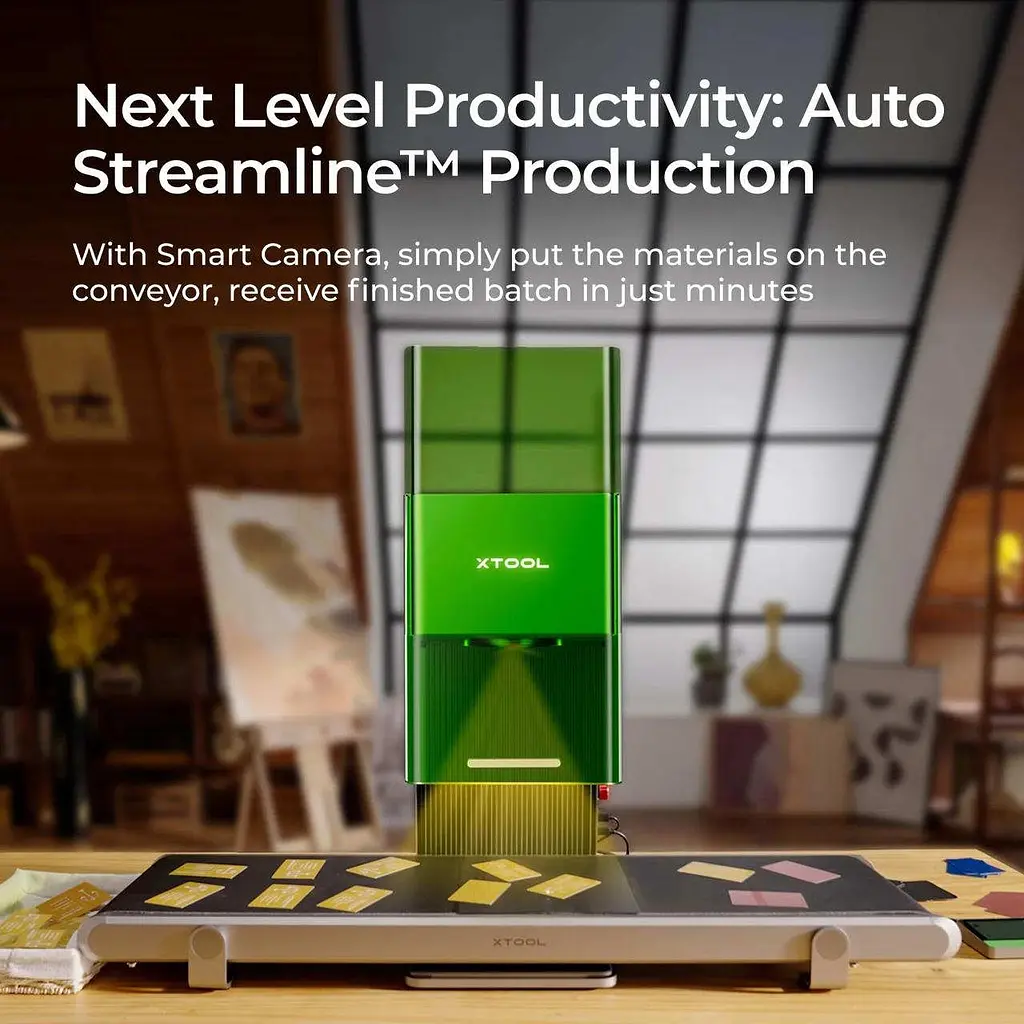Ультралазерний гравірувальний верстат xTool F1 + комплект конвеєра xTool - фото 4
