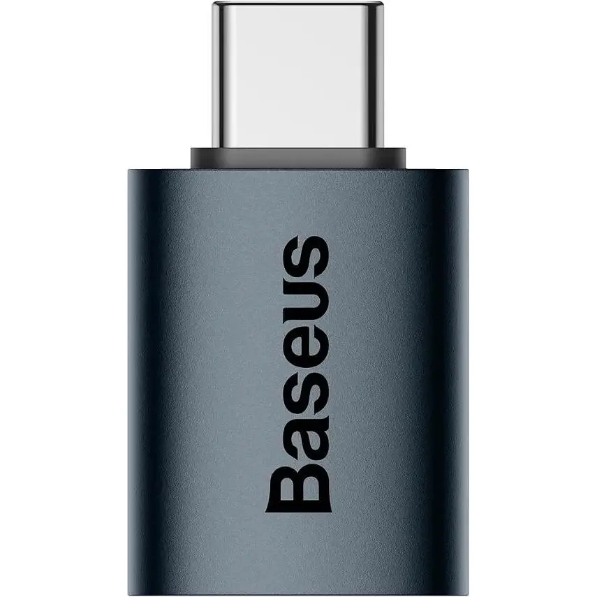 Адаптер Baseus Ingenuity Series Mini OTG Adaptor Type-C to USB-A 3.1 blue (ZJJQ000003) - фото 2