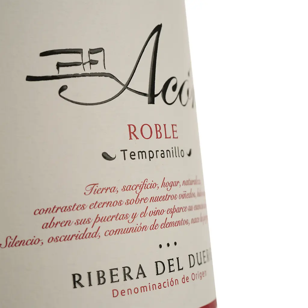 Вино Abadia de Acon Roble Tempranillio, червоне, сухе, 14,5%, 0,75 л - фото 3