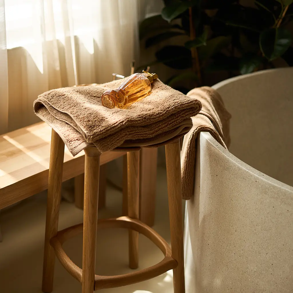 Рушник MBM HOME Шепіт 90x150 см коричневий (BT-21 XL BROWN) - фото 10