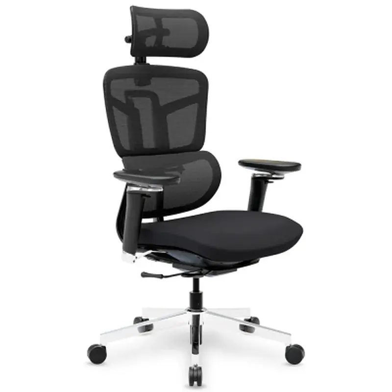 Офісне крісло Mealux S4 Air Fabric Black (HF-S4 F/B) - фото 9