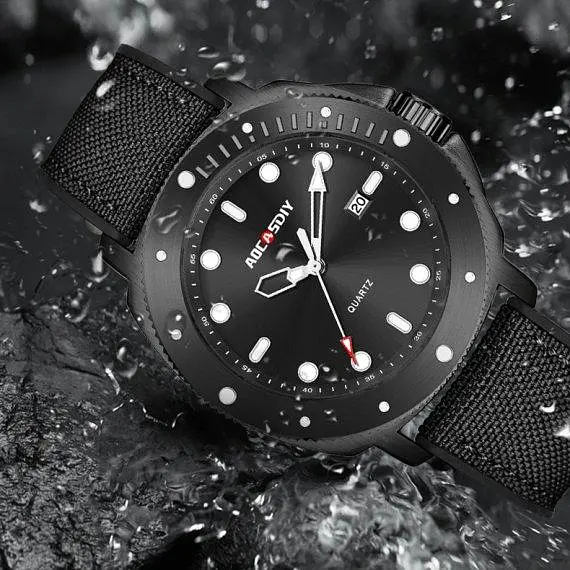 Годинник чоловічий наручний Aocasdiy Expert (Чорний) - фото 3