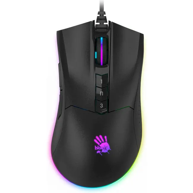 Мышь игровая A4Tech Bloody P90S Stone Black - фото 2