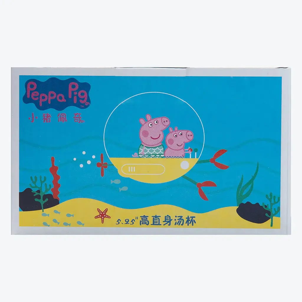 Миска для лапши Yiwu фарфоровая Summer Time 770 мл с герметичной крышкой голубая HP-15-15 - фото 4