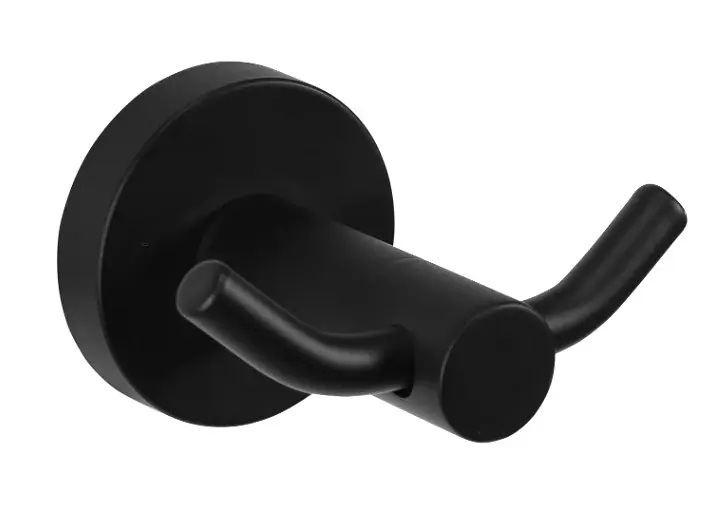 Гачок для рушників Rea 332914A Mist 02 black REA-06901, Чорний матовий - фото 2