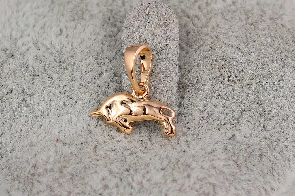 Кулон зодіак Xuping Jewelry тілець 1,2 см золотистий