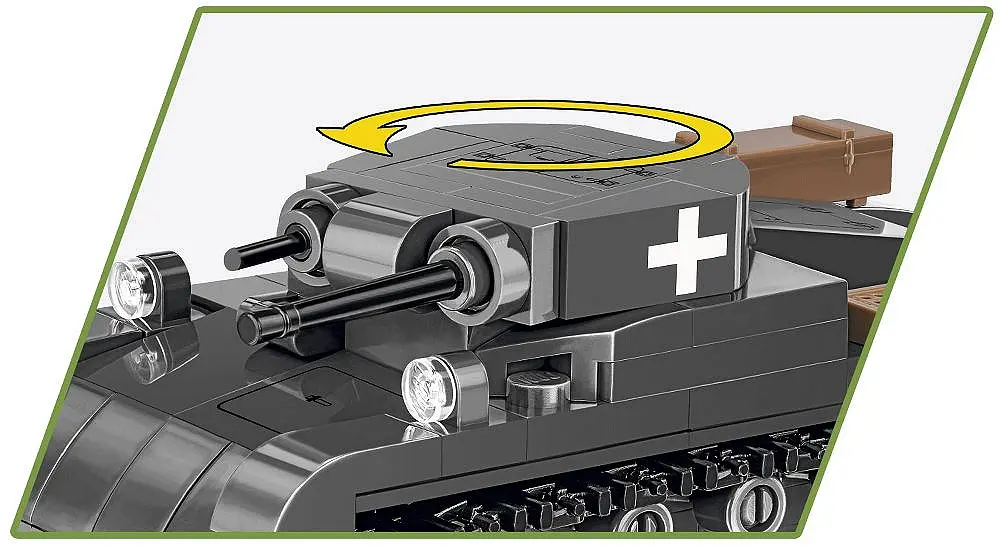 Конструктор COBI 1:48 PANZER II AUSF.A 2718 - фото 5
