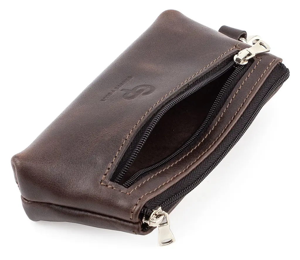 Кожаная мужская ключница GRANDE PELLE 15х8.5х3 см acs0027521 - фото 3