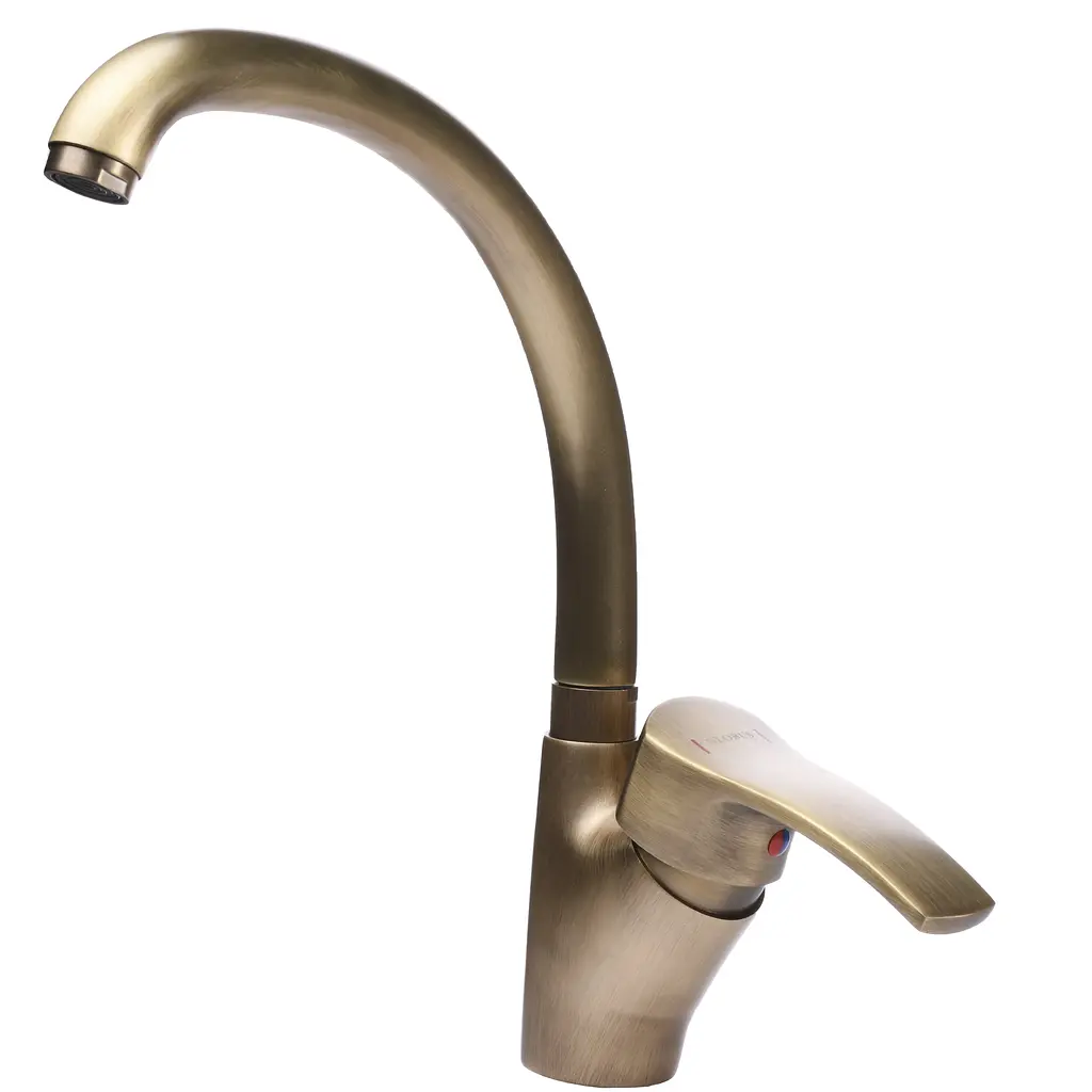 Змішувач для кухні Globus Lux GLQU-0203S-BIG-9-Bronze Бронза - фото 2