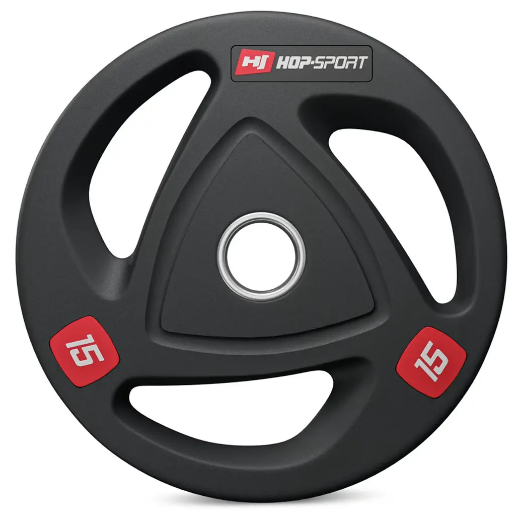 Диск олімпійський Hop-Sport 15кг - фото 2
