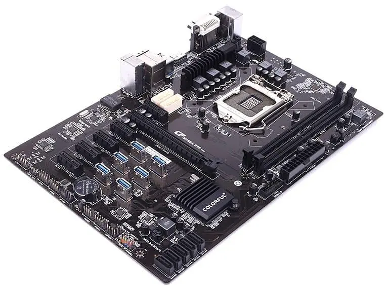 Материнська плата Colorful C.B250A-BTC YV20 (C.B250A-BTC YV20) (Socket 1151, Intel B250, ATX) Б/в - фото 2
