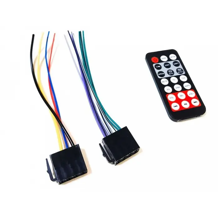 Автомагнітола з пультом чорна магнітола з сенсорним дисплеєм 3888 ISO+FM+USB+SD+AUX+Bluetooth 4x50W 1Din - фото 4