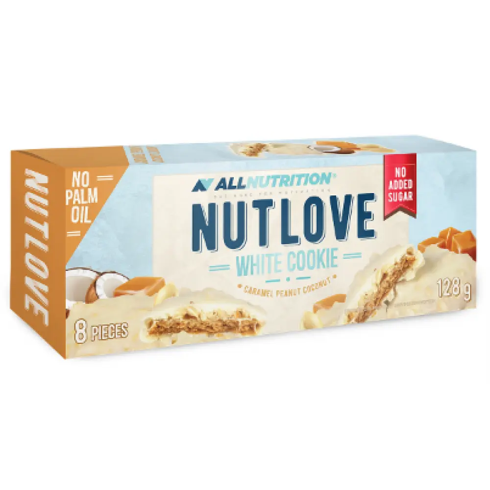 Nutlove -128 г White Cookie Caramel Peanut Coconut