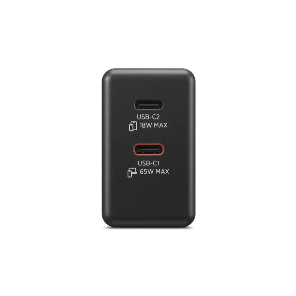 Блок живлення до ноутбуку Lenovo Dual USB-C 65W GaN Charger (40AW065BEU) - фото 7
