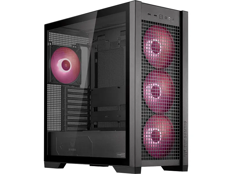 Корпус Asus TUF GAMING GT302 ARGB BLACK (90DC00I0-B19000) - фото 2