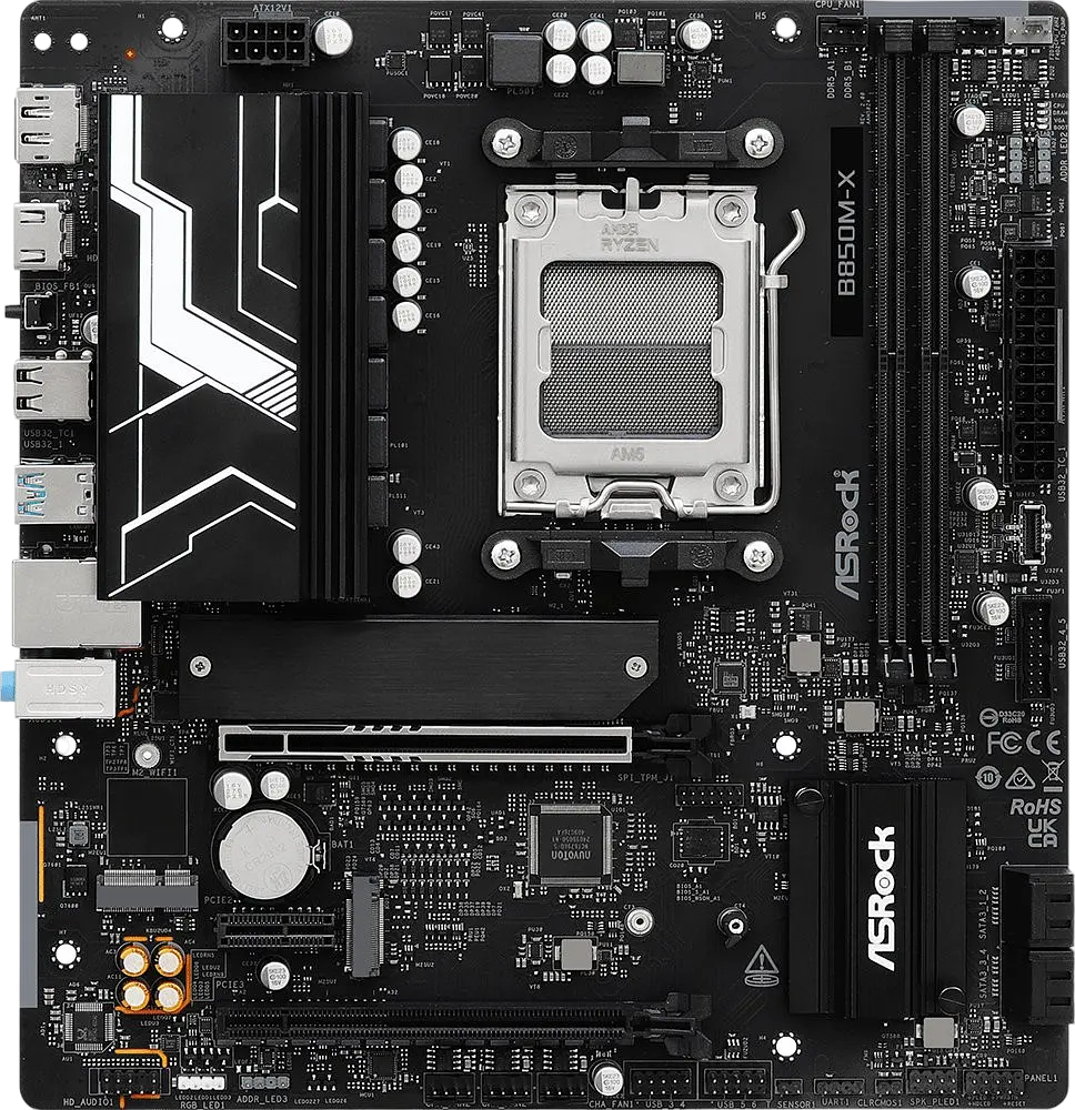 Материнська плата ASRock B850M-X R2.0 Socket AM5 (B850M-X R2.0) - фото 2