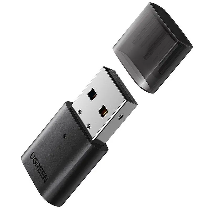 Адаптер Bluetooth 5.0 USB RTL8761BUV CM390 UGREEN Black (80889) - фото 6