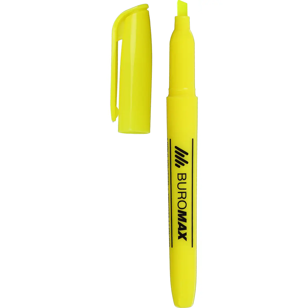 Текст-маркер Buromax Jobmax круглий жовтий (BM.8903-08) - фото 2