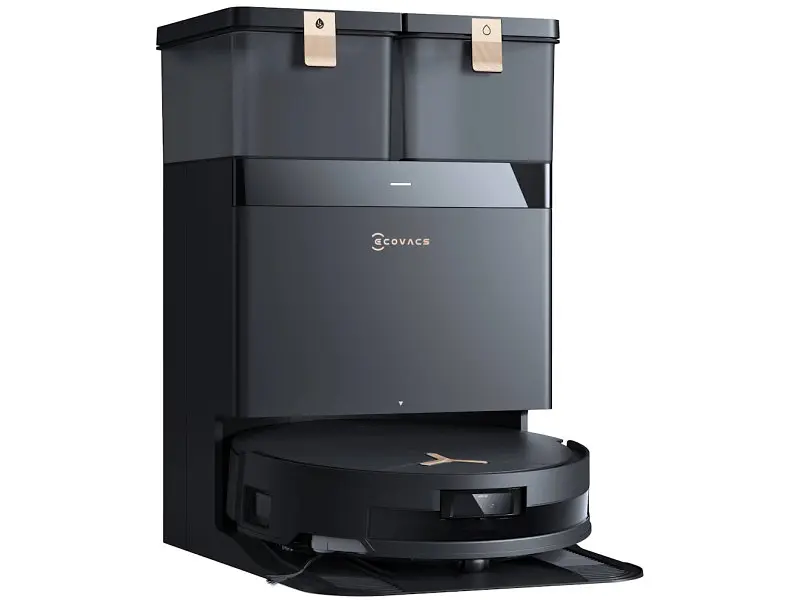 Робот-пилосос з вологим прибиранням ECOVACS Deebot T50 Max Pro Omni Black (DEX54)