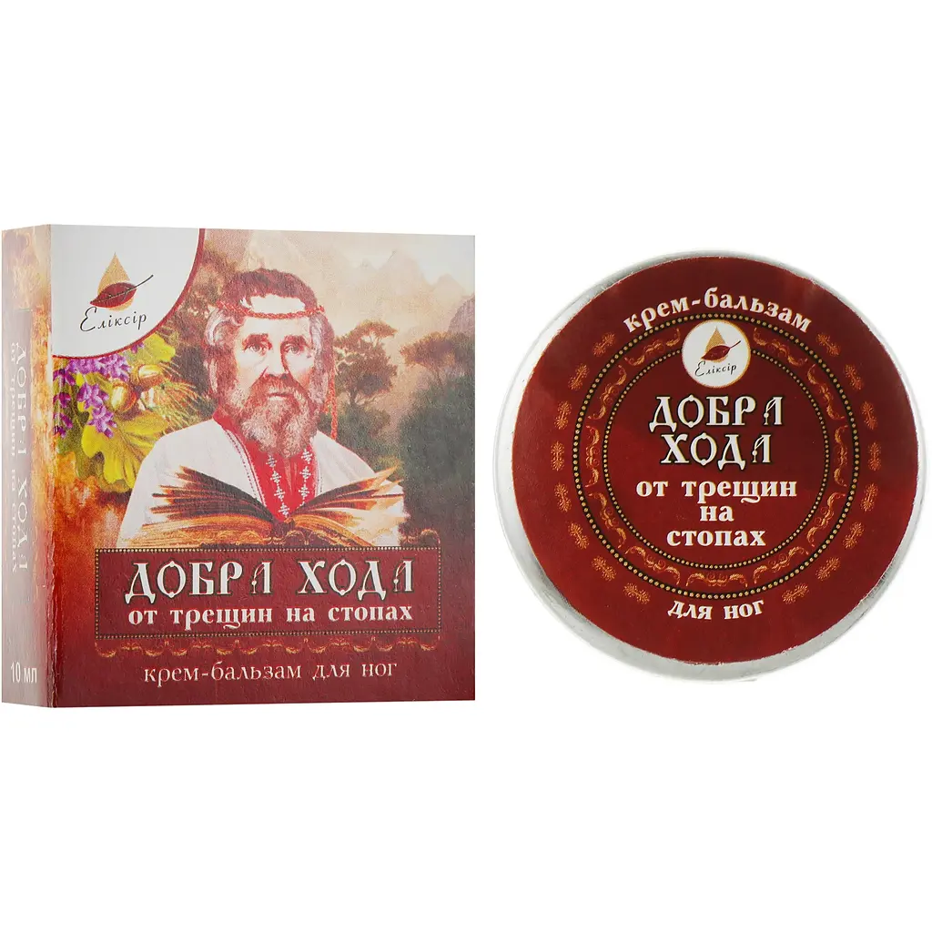 Крем-бальзам Elixir Добра хода від тріщин стопах 10 мл - фото 2