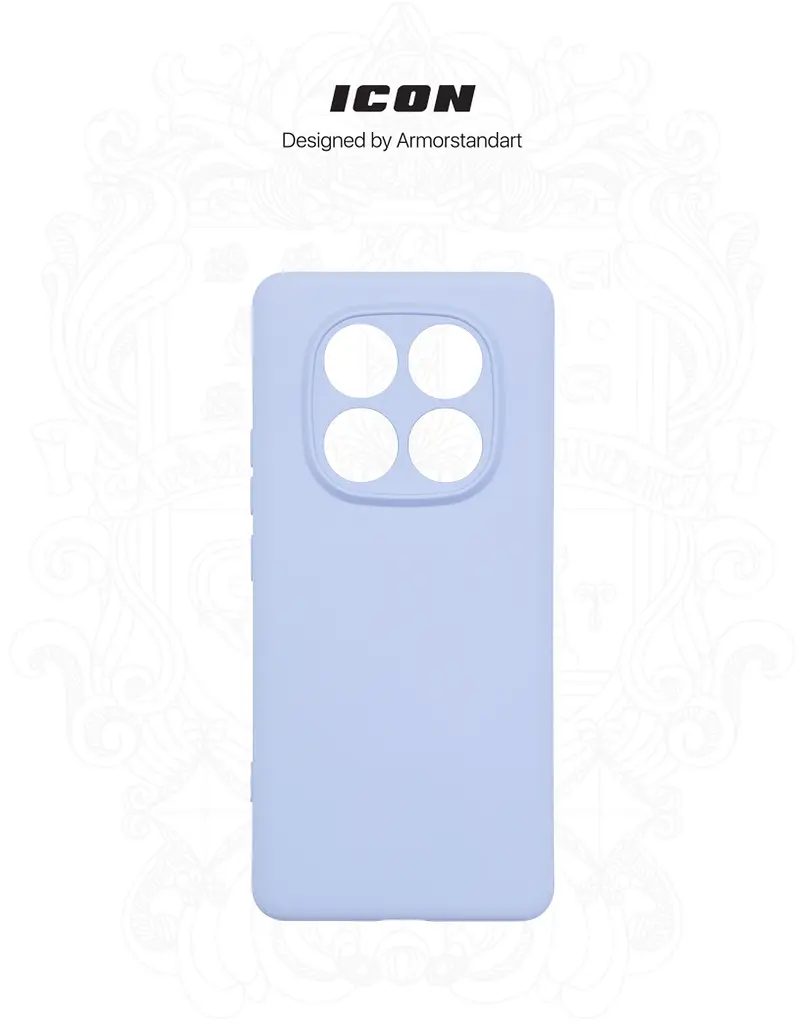 Чехол ArmorStandart ICON для Xiaomi Redmi Note 14 Pro 5G / Poco X7 Camera cover Lavender (ARM79830) - фото 3