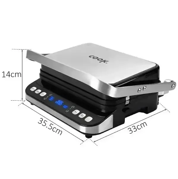 Гриль электрический Cook 310HDCG001 2000 Вт - фото 2