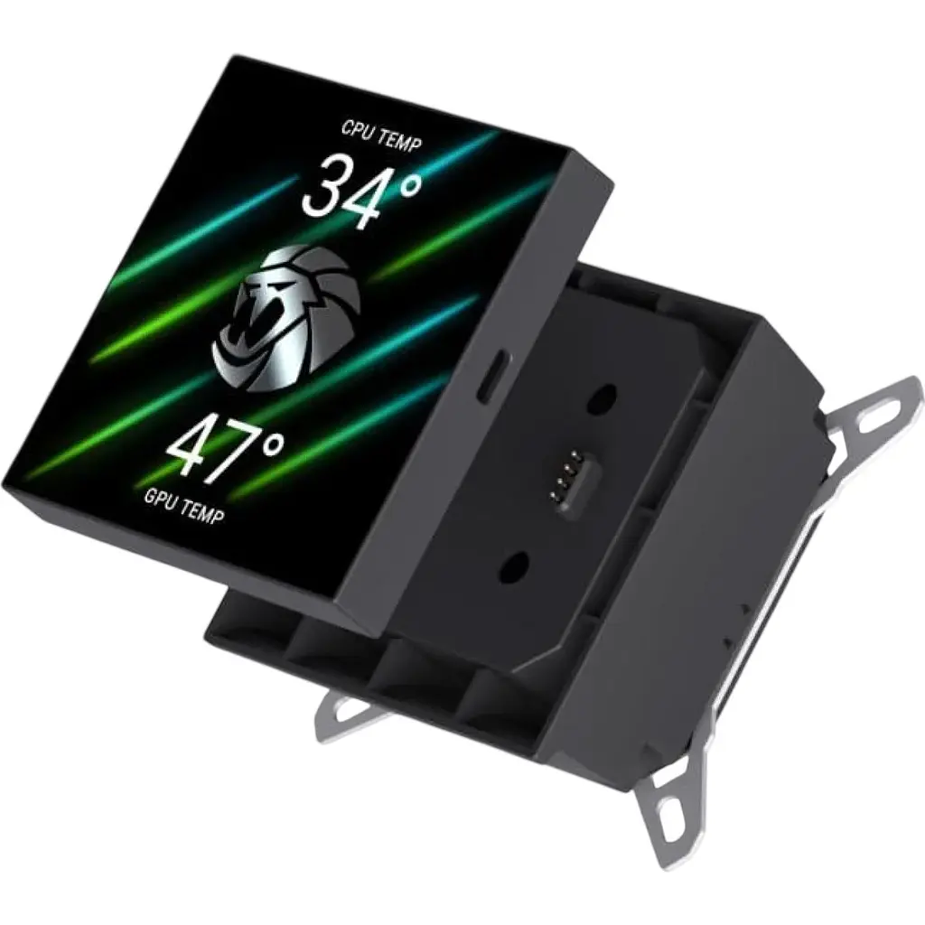 Система водяного охолодження GameMax Glacier 360 LCD Black [166118] - фото 8
