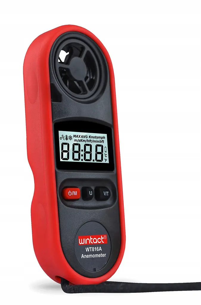 Анемометр цифровий 0,7-30 м/с, -10-45 °C WINTACT WT816A - фото 6