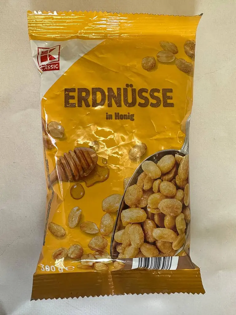 Арахіс K-Classic Erdnusse in Honig з медом 300 г