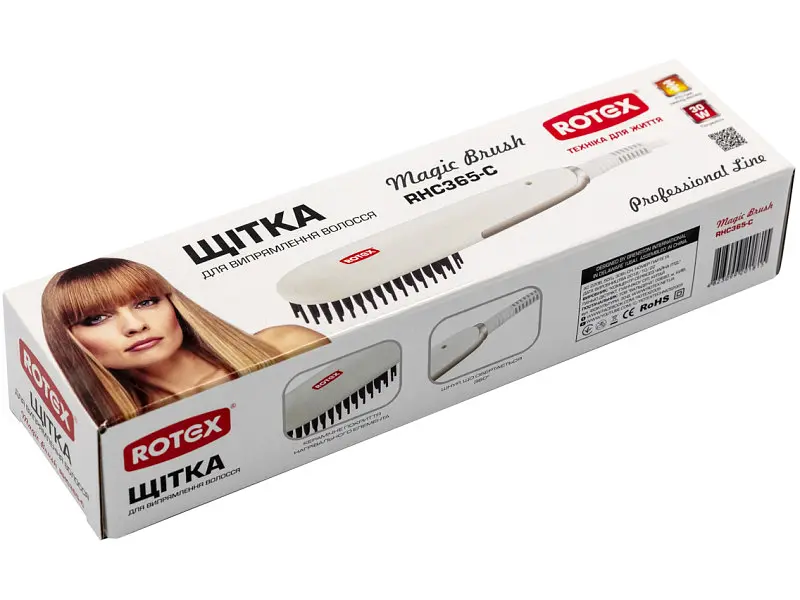 Електрогребінець Rotex RHC365-C Magic Brush - фото 2