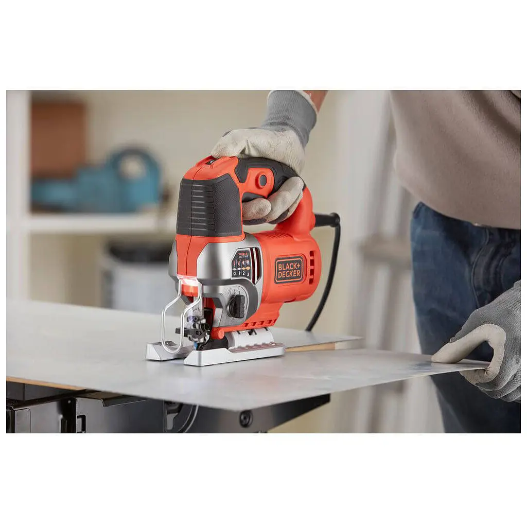Електролобзик Black+Decker 650 Вт, 3100 ход/хв (BES610) - фото 8