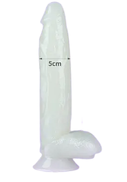 Фалоімітатор, що світиться в темряві LoveToy Lumino Play Dildo 10, 37х3.8 см - фото 3