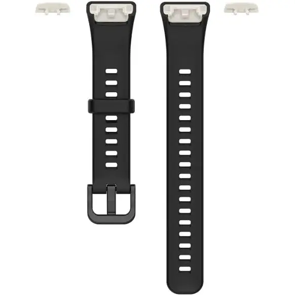 Ремінець DK Silicone Sport Band Classic для Honor Band 6 / 7 (011342) (black) - фото 4