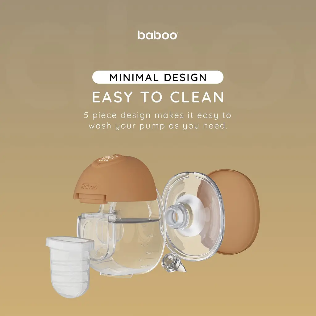 Молоковідсмоктувач Baboo електричний портативний какао - фото 5