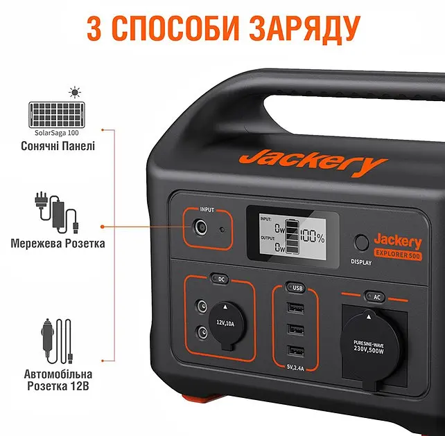 Зарядна станція Jackery Explorer 500 EU - фото 4