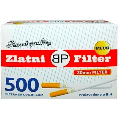 Гільзи для цигарок Zlatni Filter 8х20 мм 500 шт. - фото 2