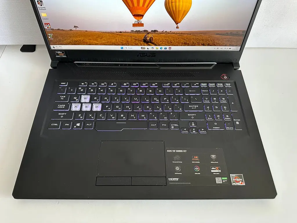 Ігровий ноутбук ASUS TUF Gaming A17 FA706IH-RS53 17.3" 144Hz (Ryzen 5 4600H / 16GB / SSD 256GB / GTX 1650 4GB) Refurbished - фото 3