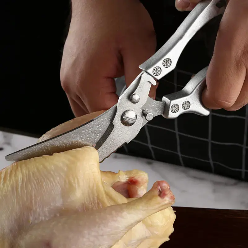 Многофункциональные кухонные ножницы TOLIMER MC-5199 24.5 см нержавеющая сталь - фото 5