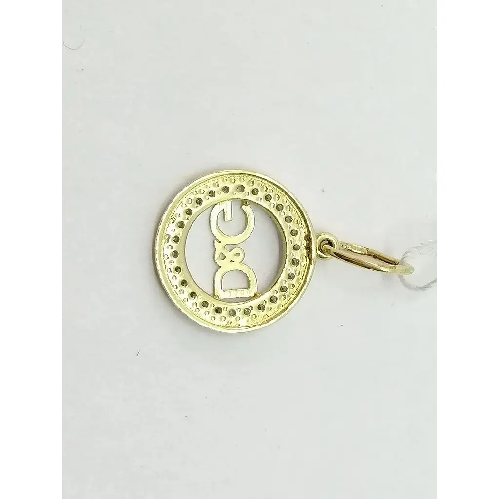 Золота підвіска Столична Ювелірна Фабрика з фіанітами. 423224Ж - фото 3