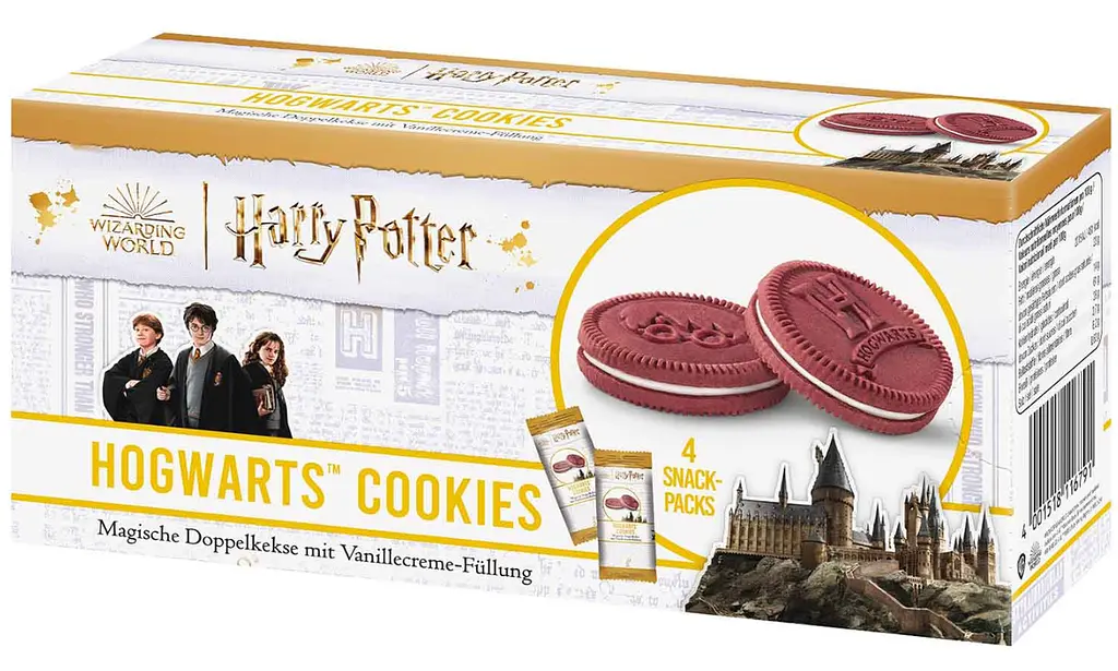 Печиво Harry Potter Hogwarts Cookies з ванільною начинкою 180г - фото 2