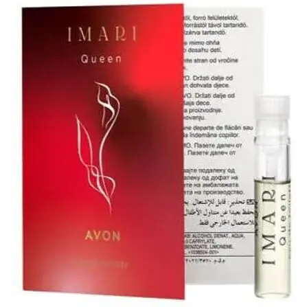 Открытка с пробным образцом Туалетной воды Avon Imari Queen для нее 0.6 мл - фото 1