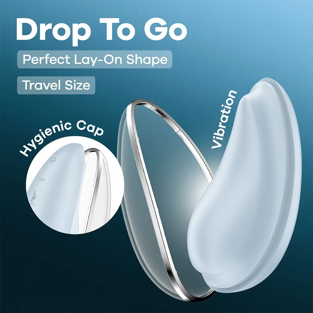 Вібратор Satisfyer Drop To Go - фото 2