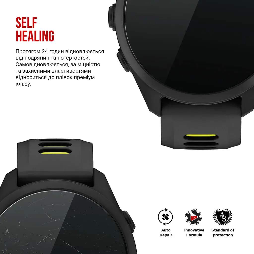 Плівка захисна Armorstandart hydrogel Garmin Forerunner 70/170/170 Music 6 pcs (ARM93580) - фото 3