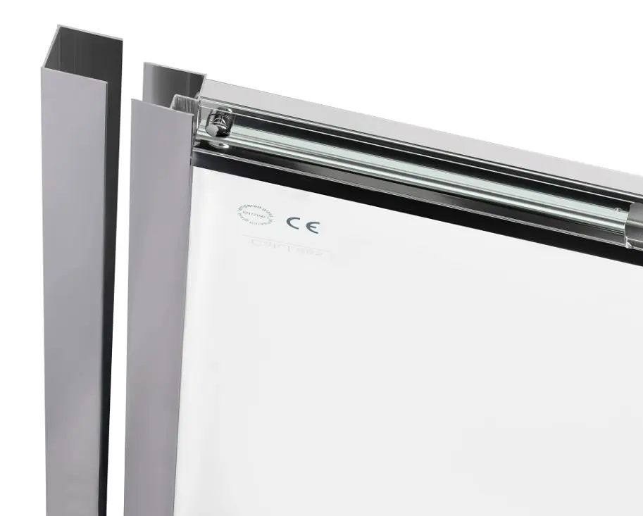 Душові двері в нішу Qtap Taurus CRM2012-13.C6 120-130x200 см, скло Clear 6 мм, покриття CalcLess (TAUCRM201213C6) - фото 2