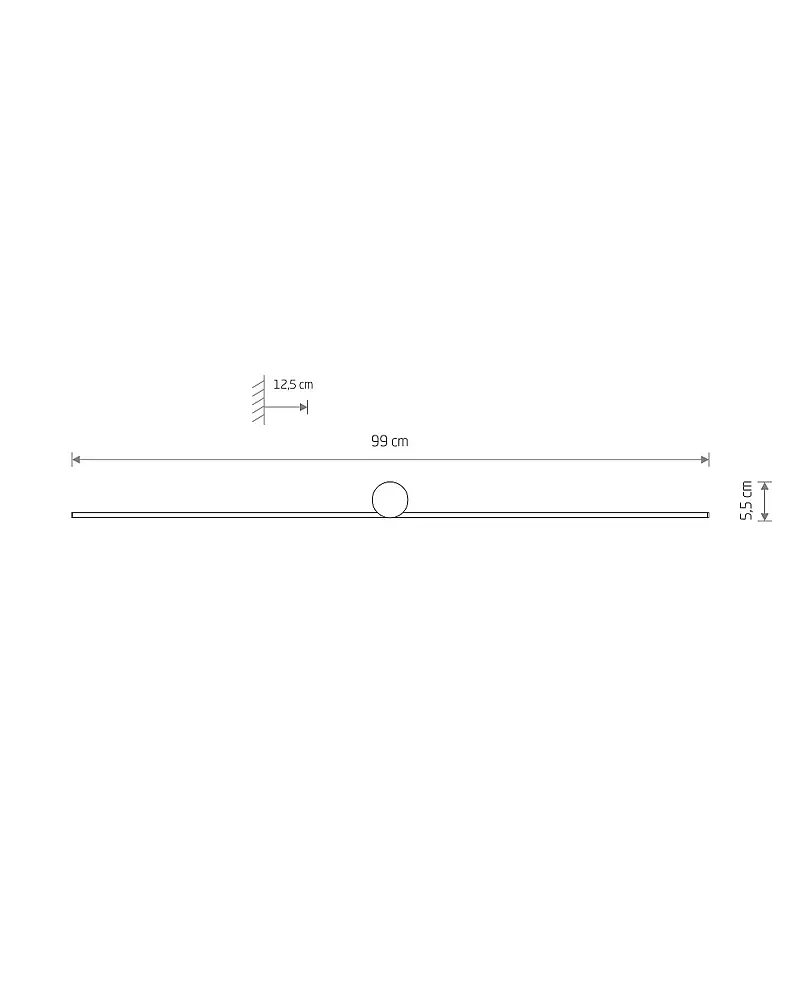 Настенный светильник Nowodvorski 11586 Spin M LED 1x14W 3000K 650Lm IP20 белый - фото 9