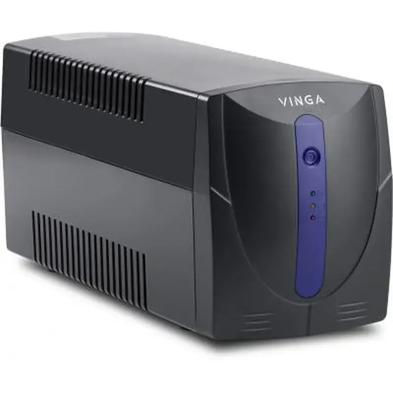 Пристрій безперебійного живлення Vinga LED 600VA plastic case (VPE-600P) - фото 2